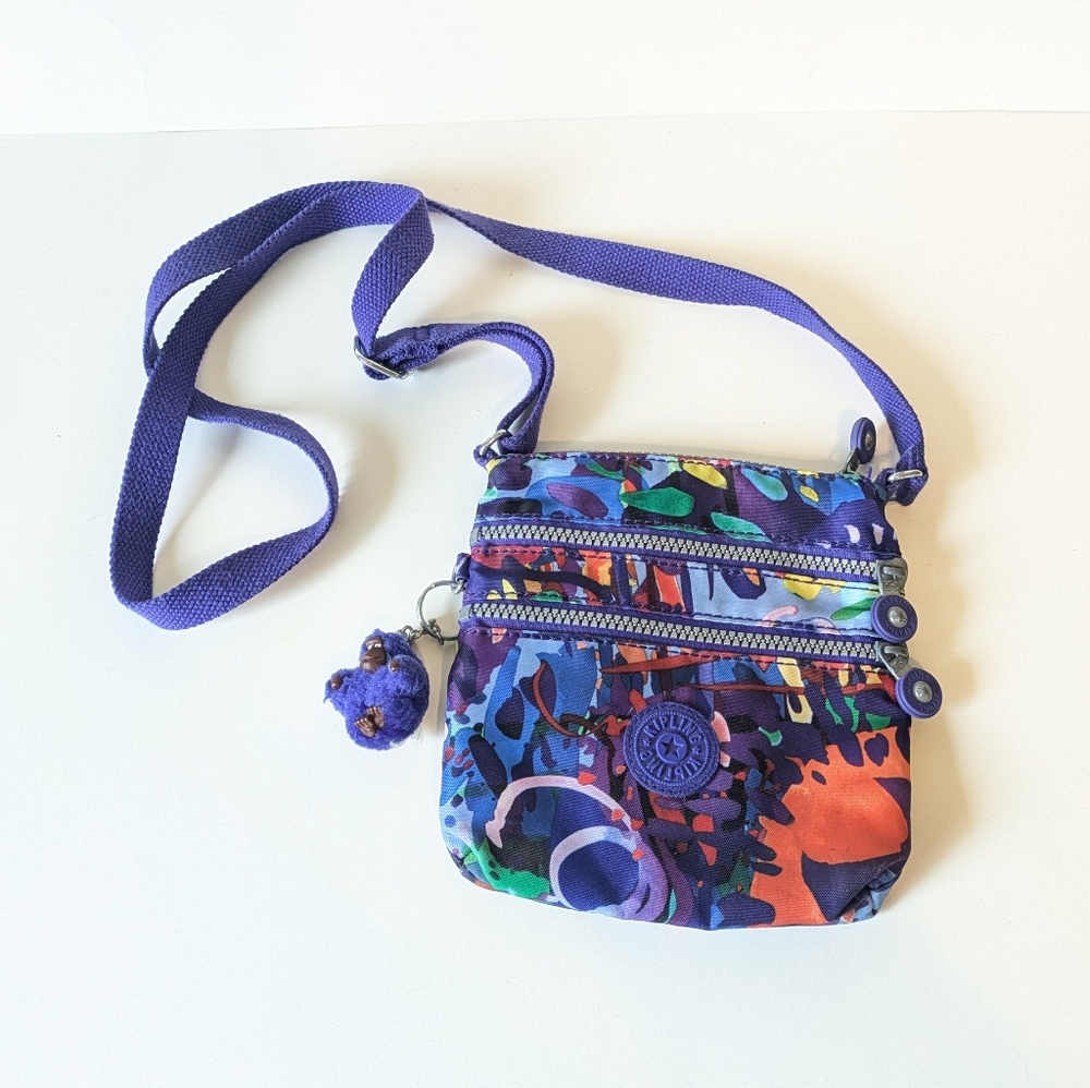Kipling Alvar Crossbody Bag Abstract Geometric